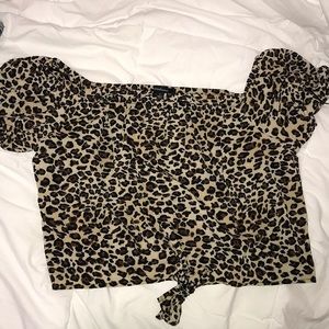 Cheetah print top